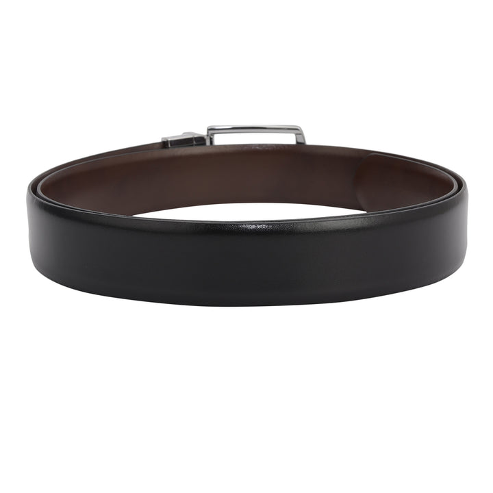 Formal Plain Leather Mens Belt - Black & Brown