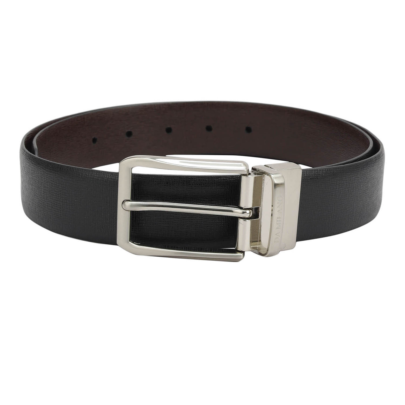 Formal Saffiano Leather Mens Belt