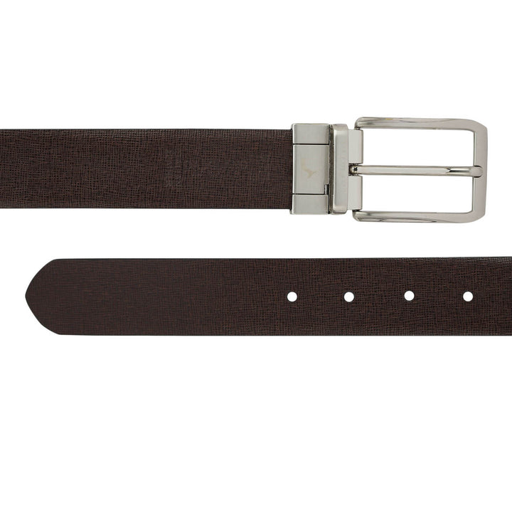 Formal Saffiano Leather Mens Belt