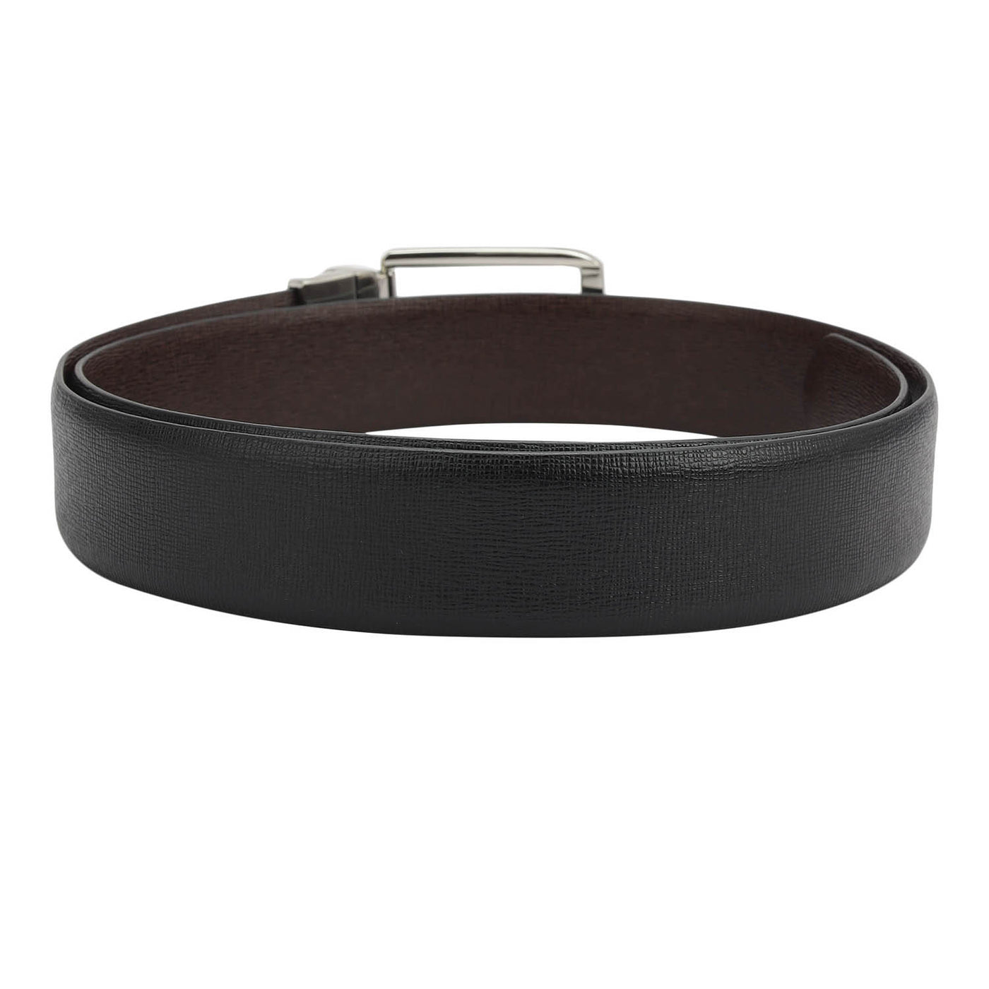 Formal Saffiano Leather Mens Belt