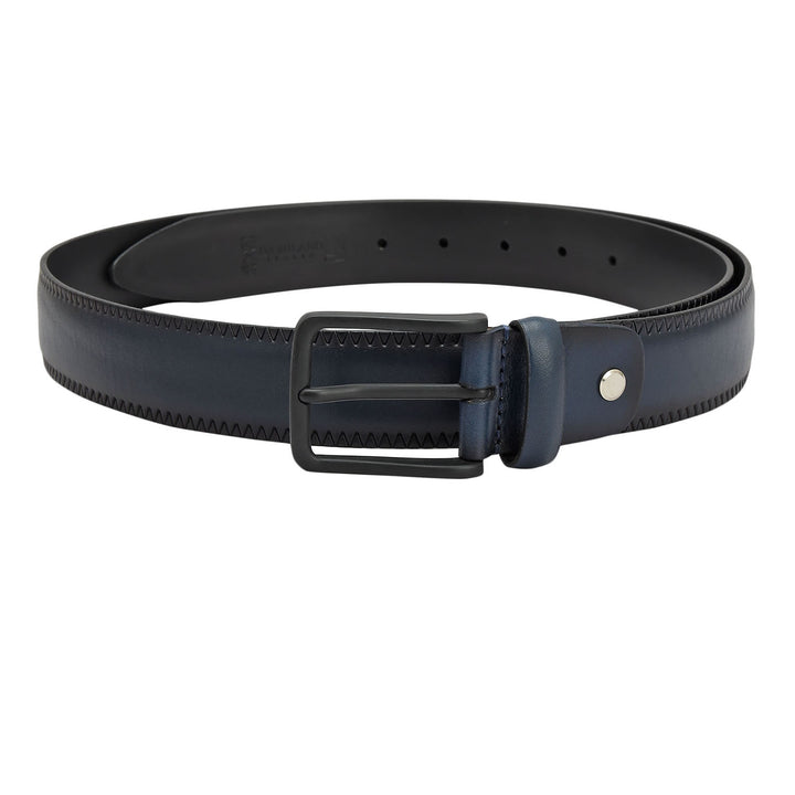 Casual Plain Leather Mens Belt