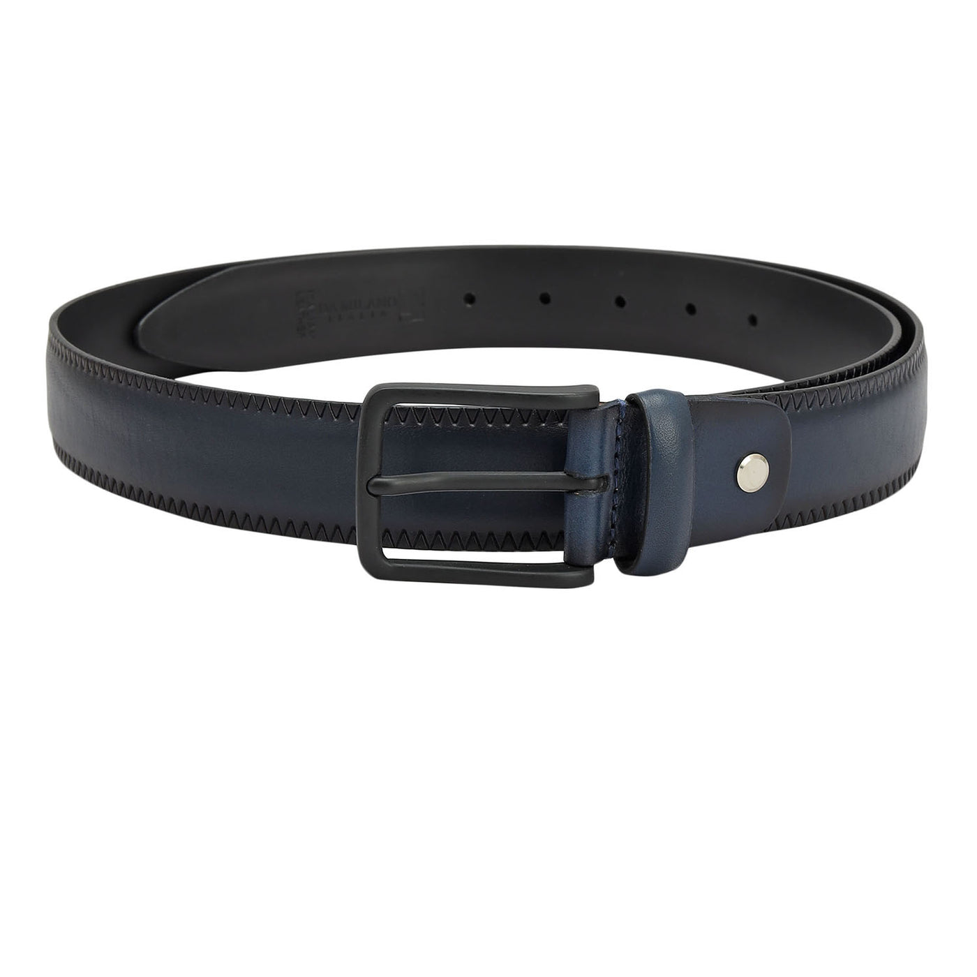 Casual Plain Leather Mens Belt