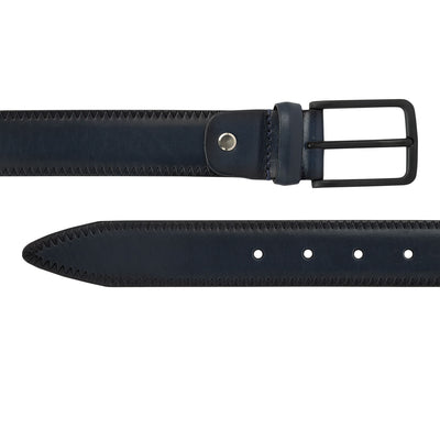 Casual Plain Leather Mens Belt