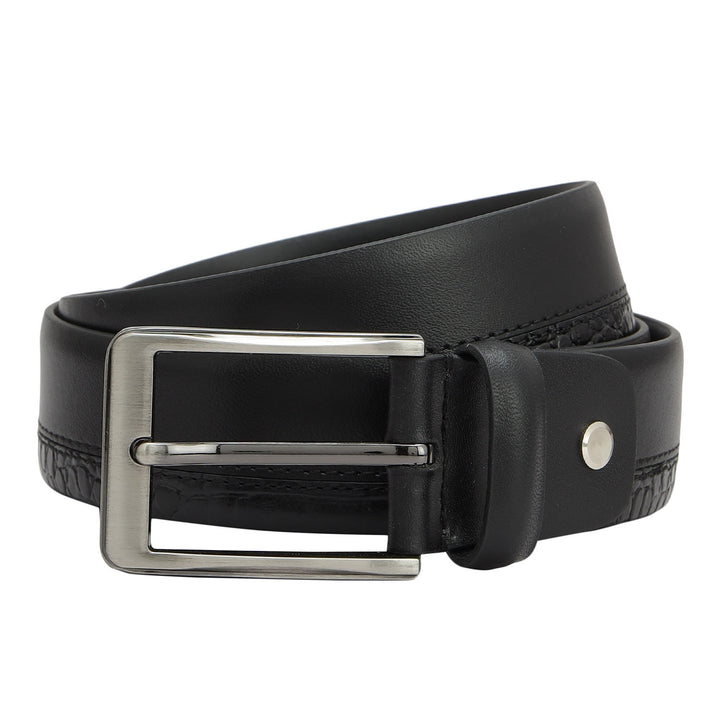 Formal Plain Croco Leather Mens Belt