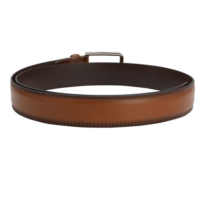 Casual Plain Leather Mens Belt