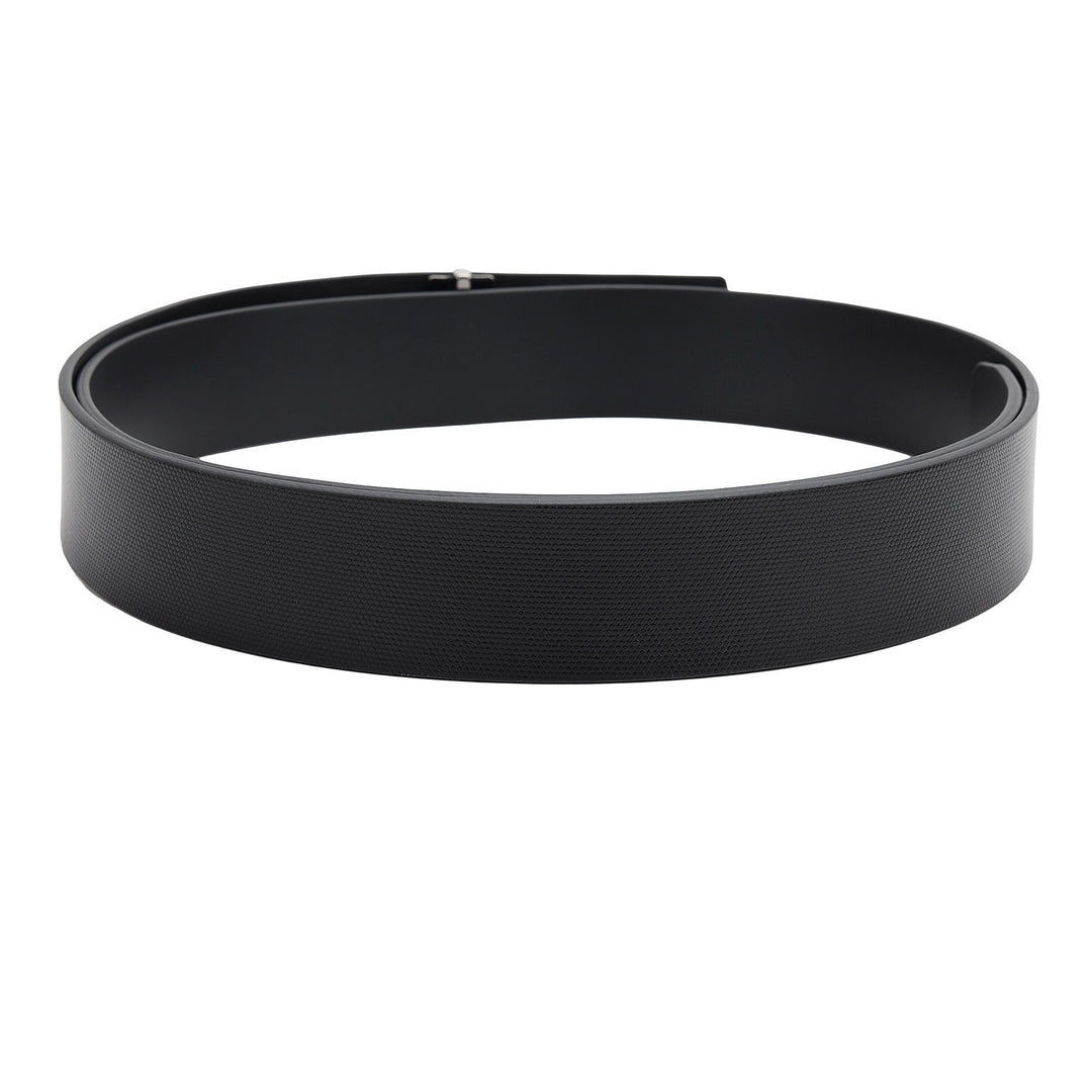 Formal Fish Leather  Mens Belt-BLACK