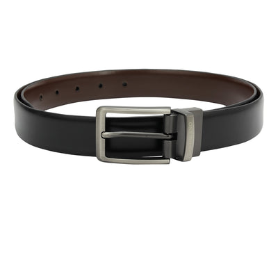 Formal Plain Leather Mens Belt - Black & Brown