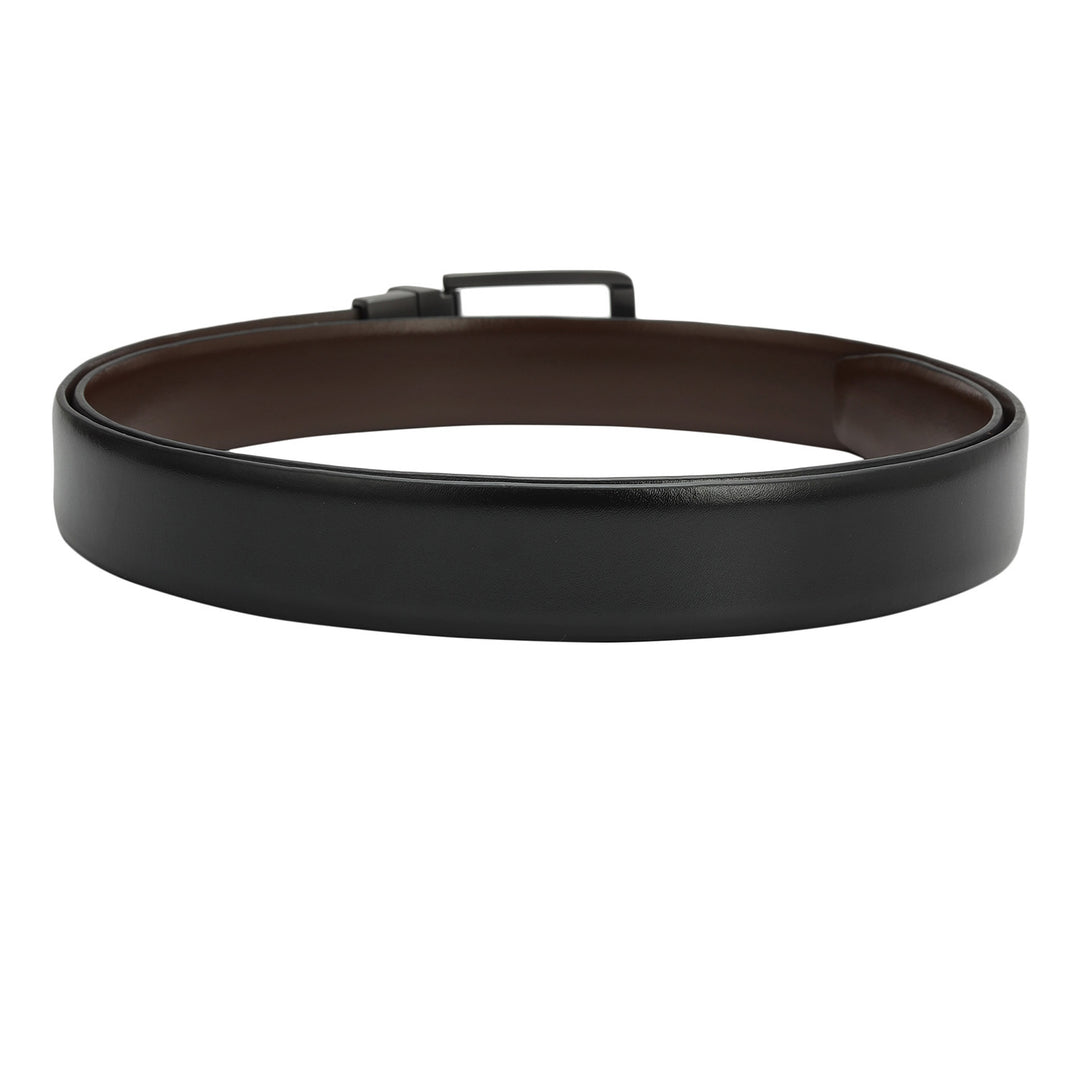 Formal Plain Leather Mens Belt - Black & Brown
