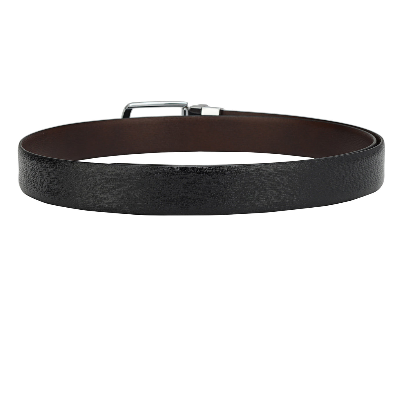 Formal Plain Leather Mens Belt - Black & Brown