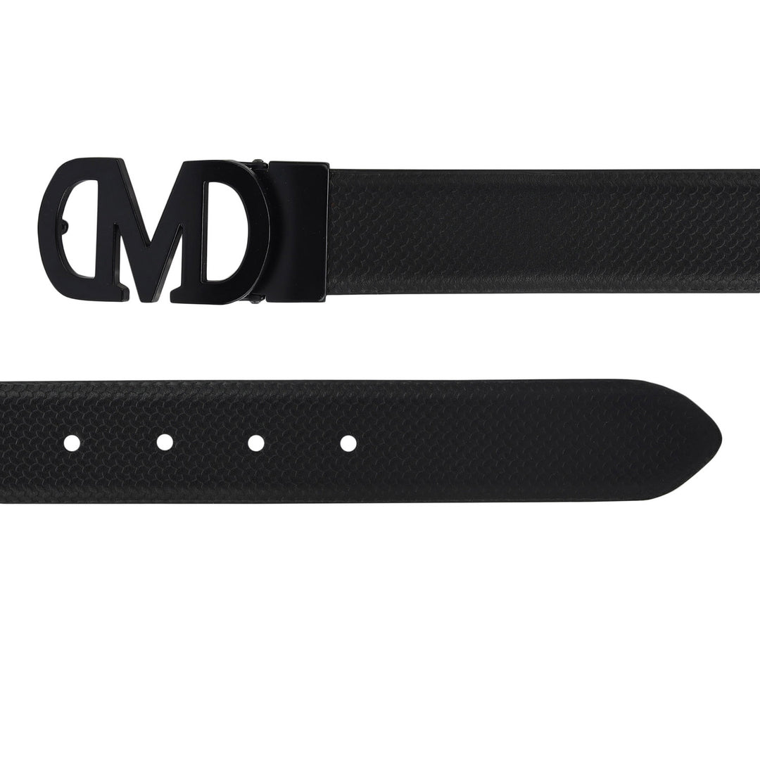 Casual Mat-Emboss Leather Mens Belt