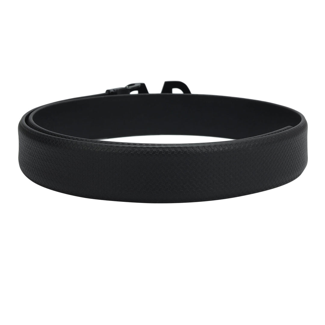 Casual Mat-Emboss Leather Mens Belt