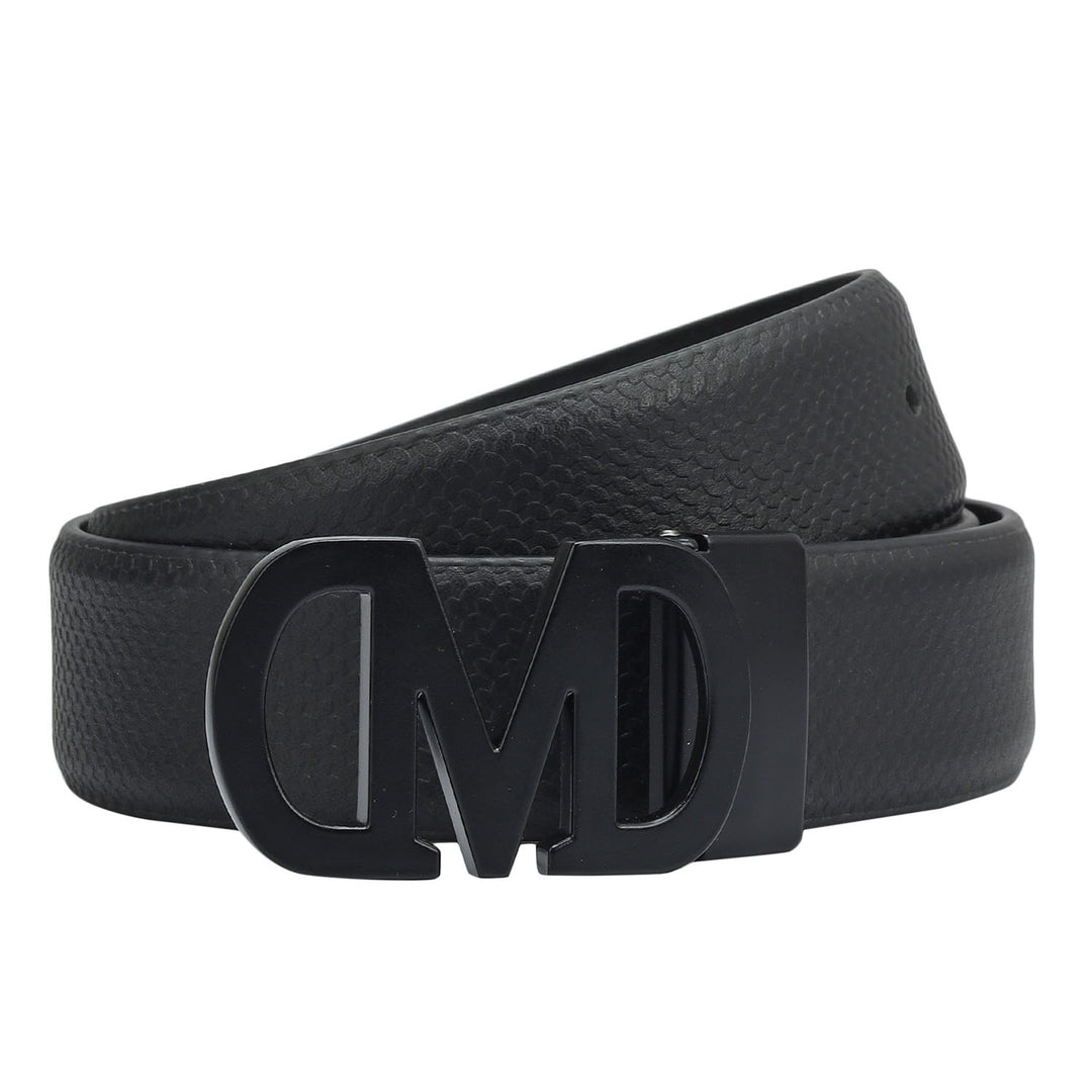 Casual Mat-Emboss Leather Mens Belt