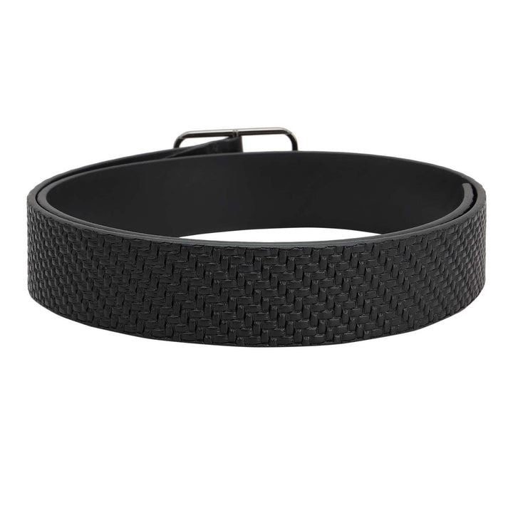 Casual Mat-Emboss Leather Mens Belt
