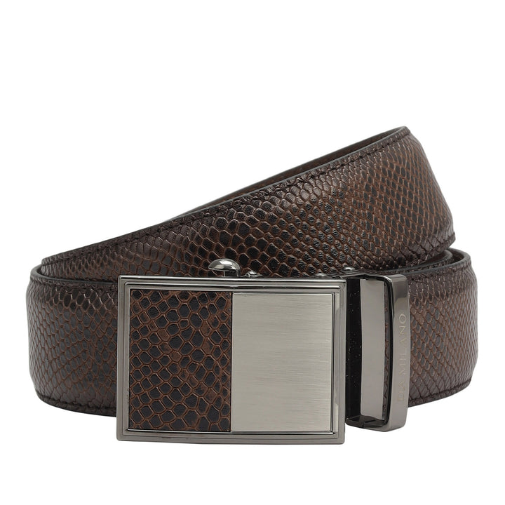 Casual Snake Leather Mens Belt