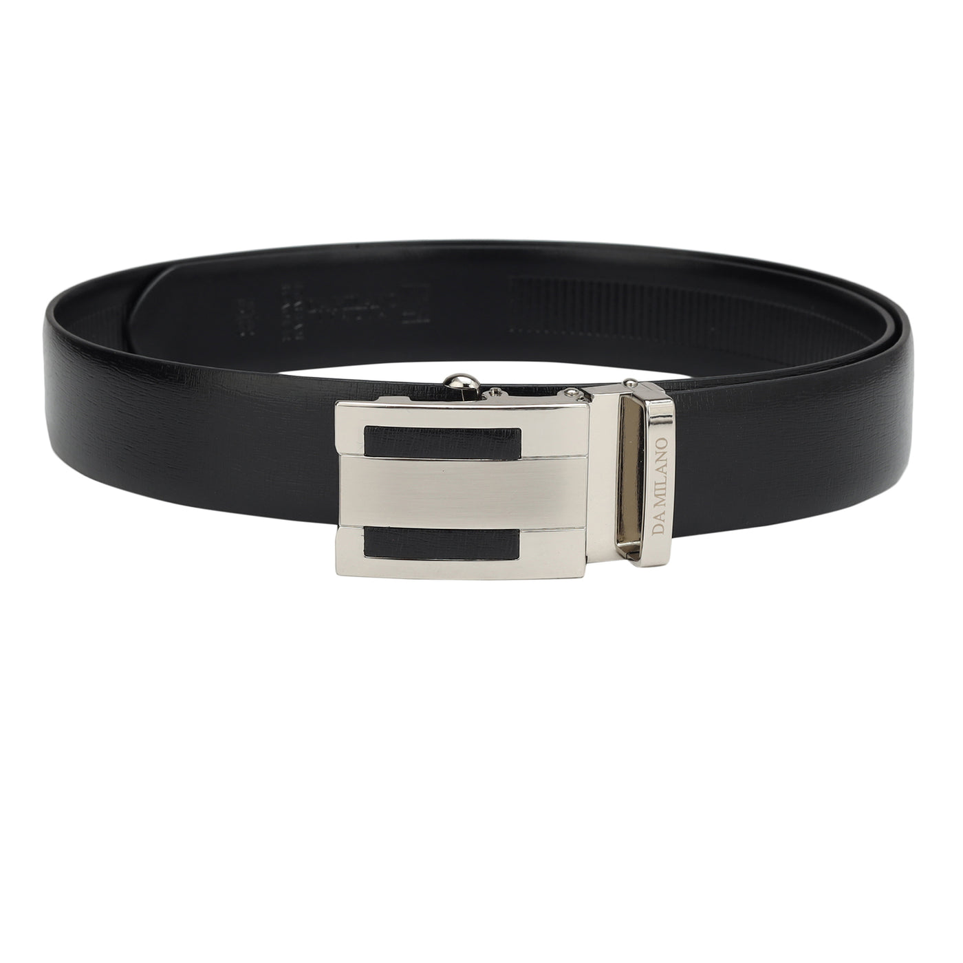 Formal Aztec Leather Mens Belt - Black