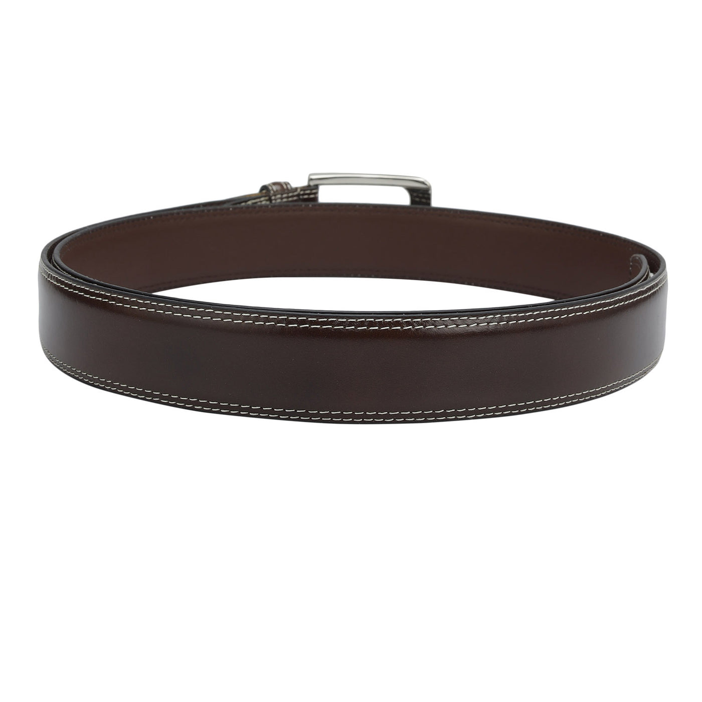 Casual Plain Leather Mens Belt