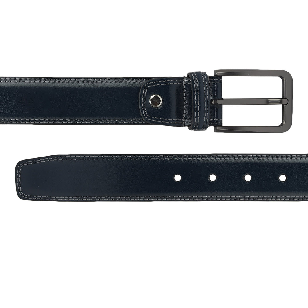 Casual Plain Leather Mens Belt
