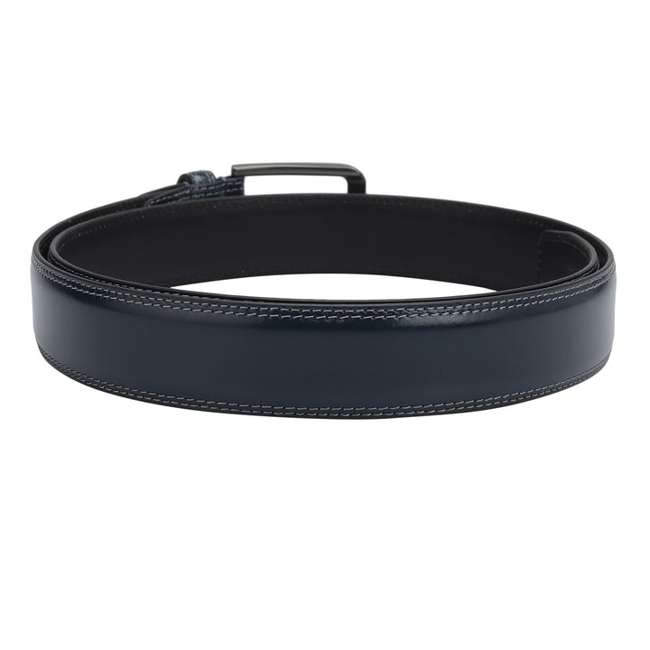 Casual Plain Leather Mens Belt