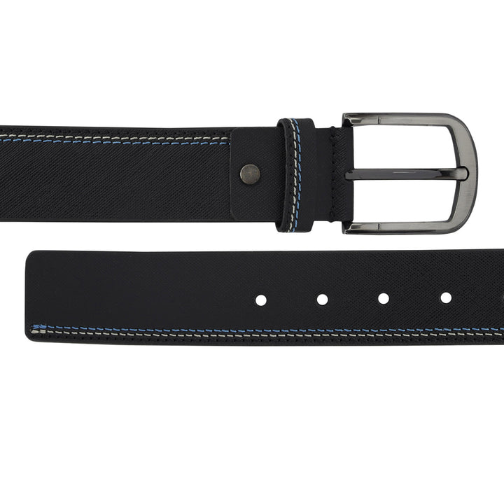 Casual Saffiano Leather Mens Belt