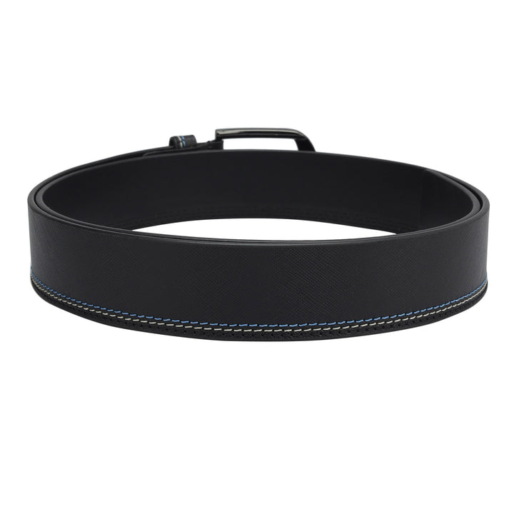 Casual Saffiano Leather Mens Belt