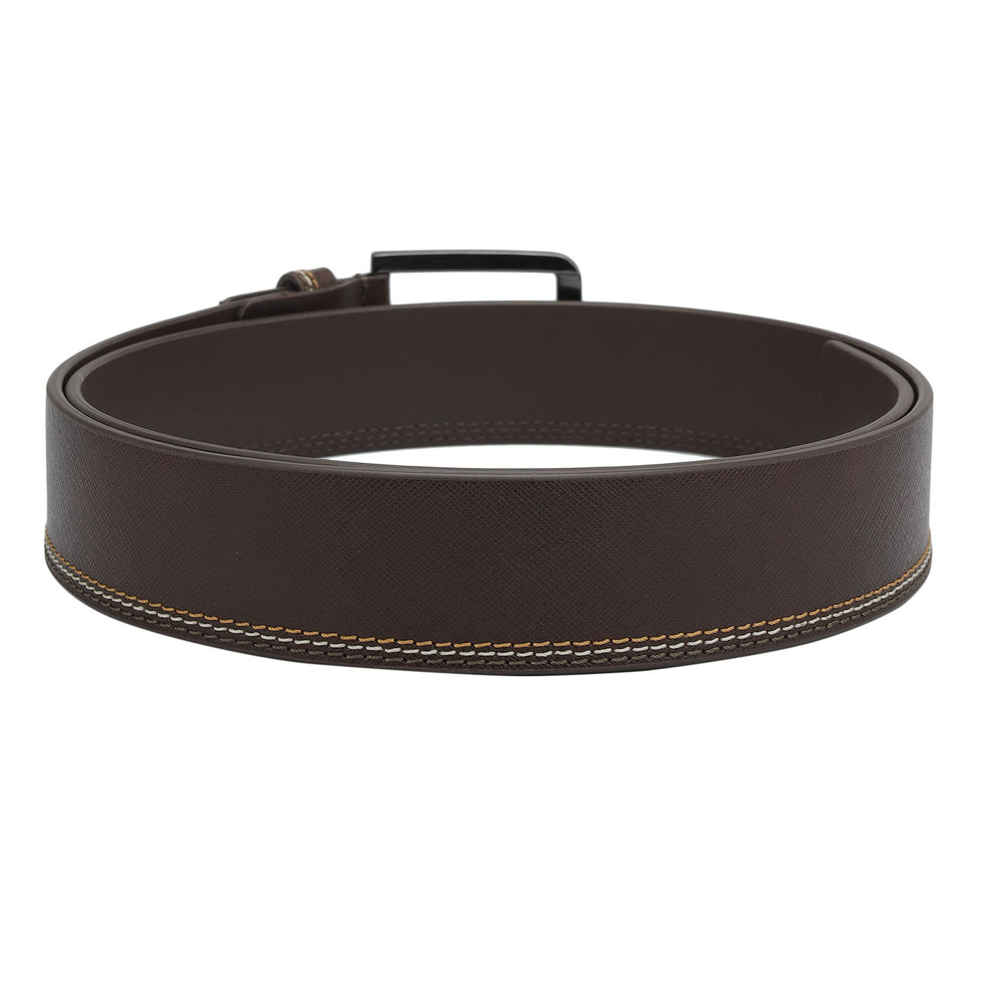 Casual Saffiano Leather Mens Belt
