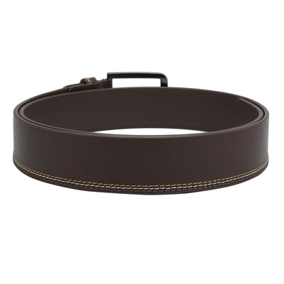 Casual Saffiano Leather Mens Belt