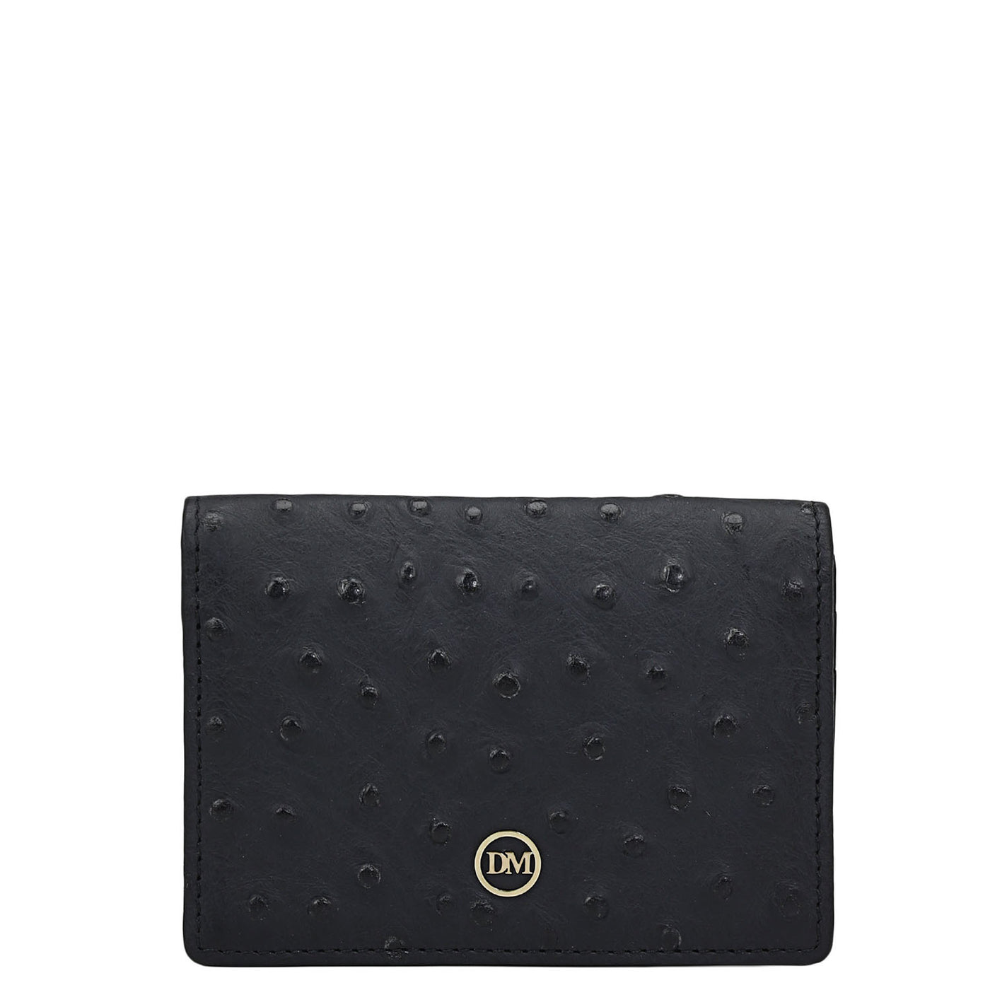 6 Slots Leather Card Case - Black