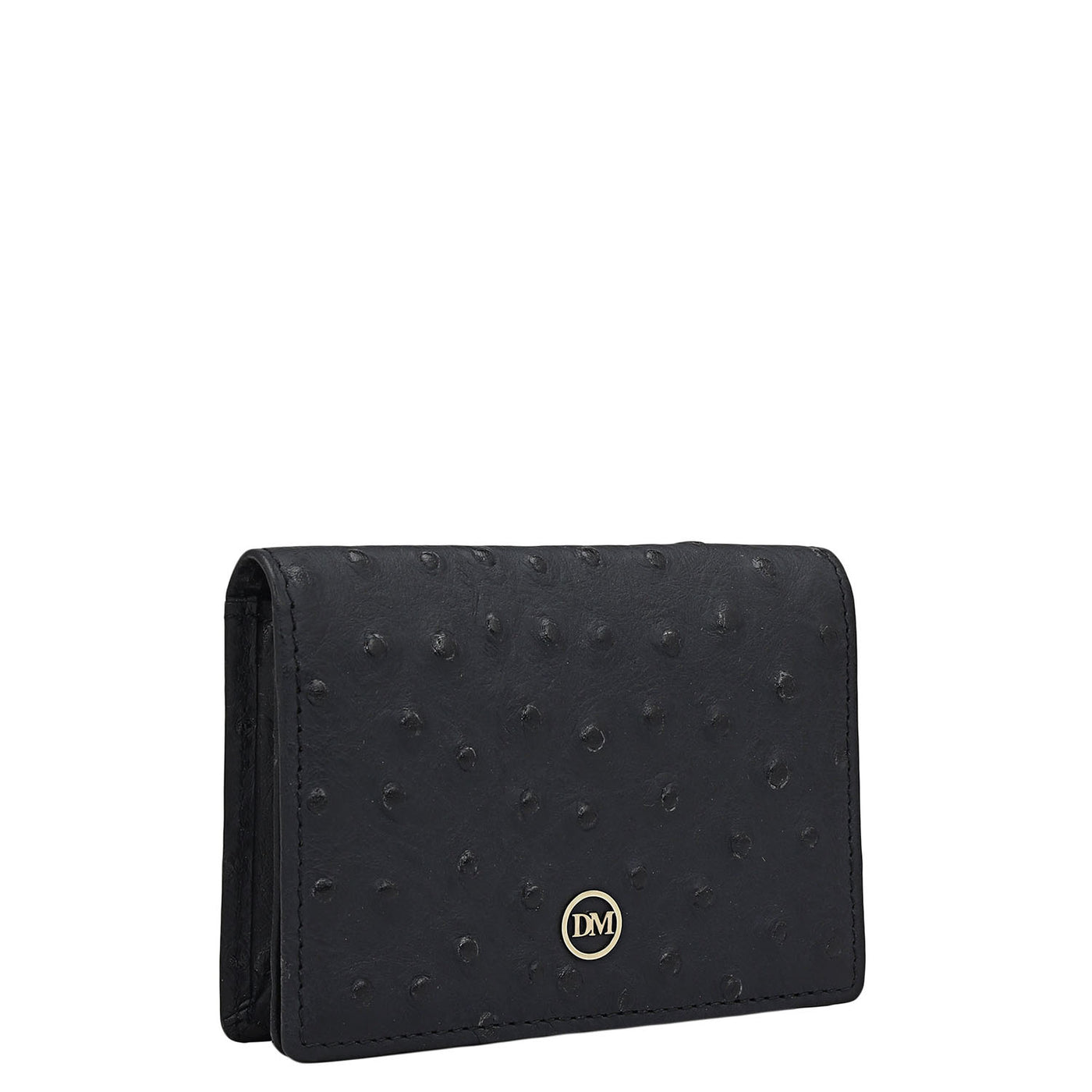 6 Slots Leather Card Case - Black