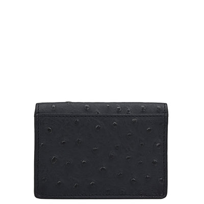6 Slots Leather Card Case - Black