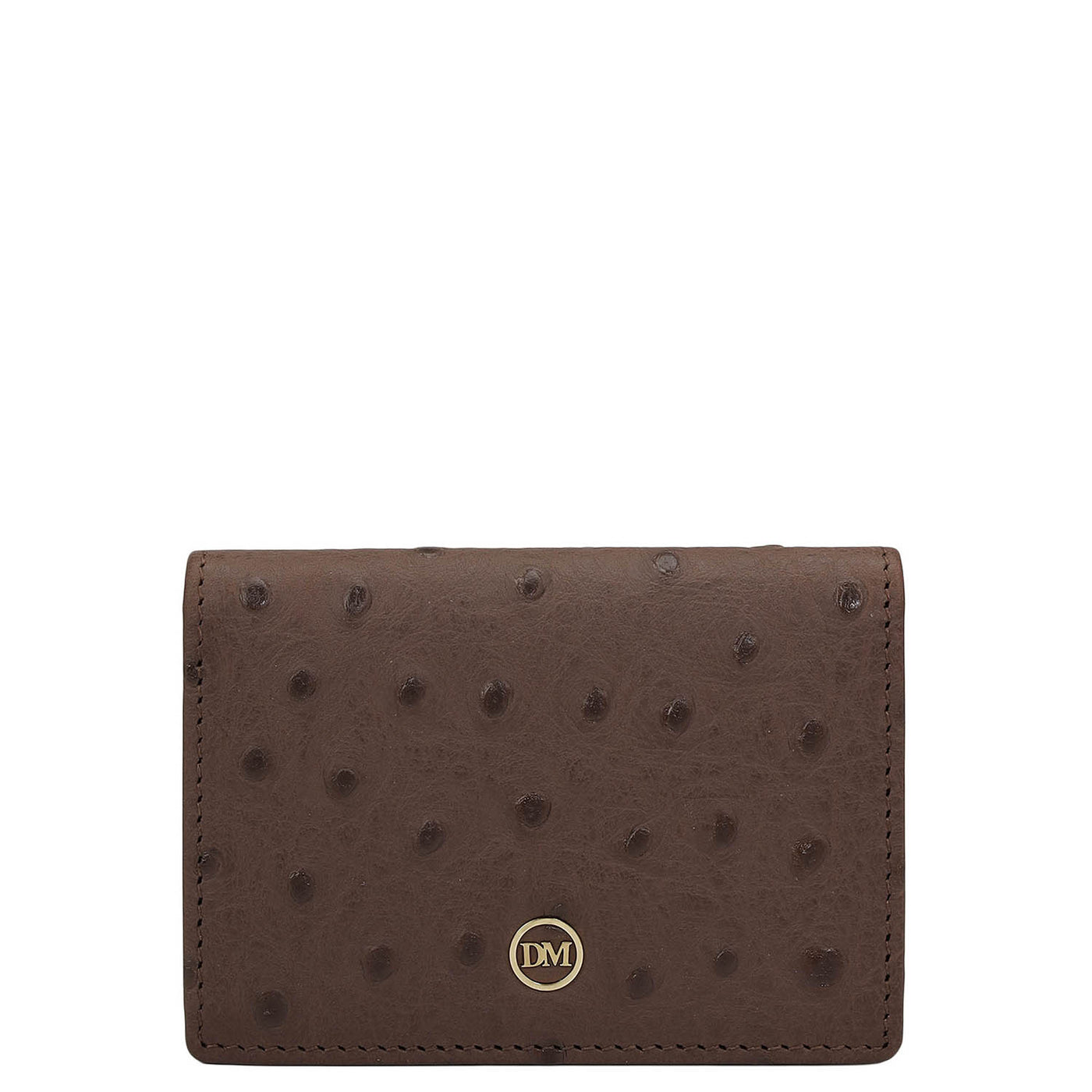 6 Slots Leather Card Case - Brown
