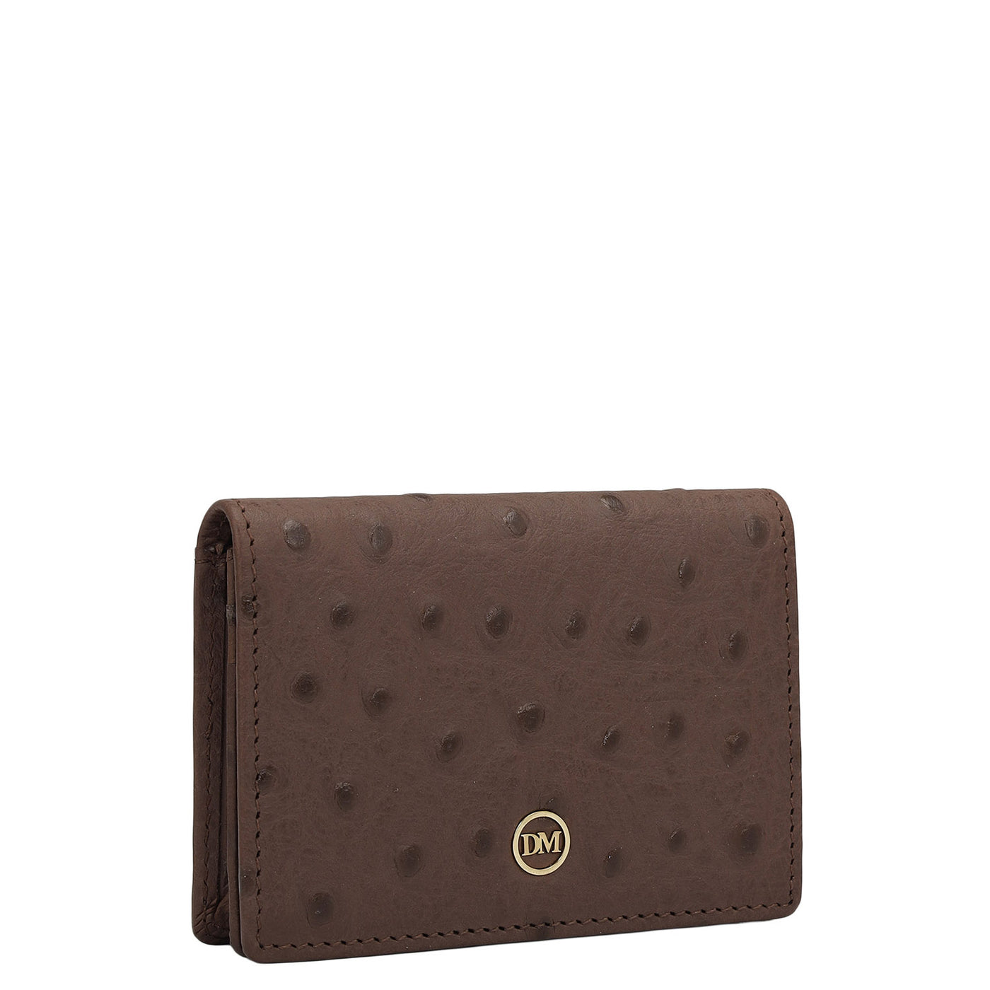 6 Slots Leather Card Case - Brown