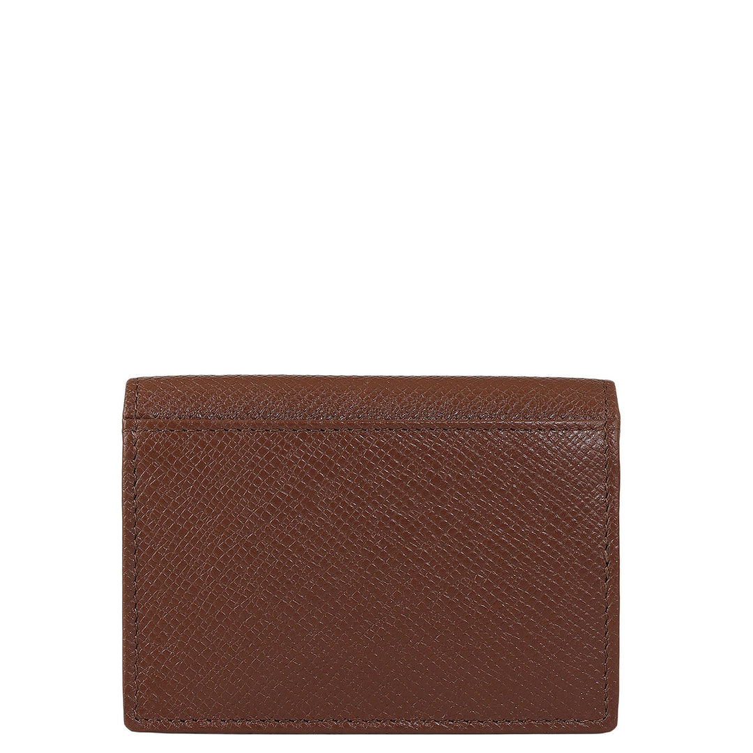 6 Slots Leather Card Case - Date