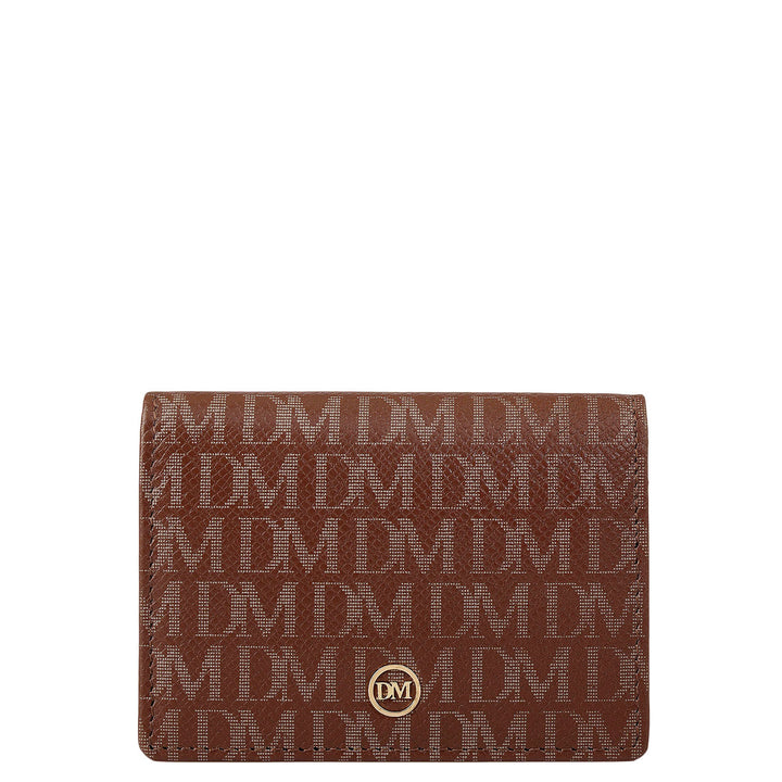 6 Slots Leather Card Case - Date