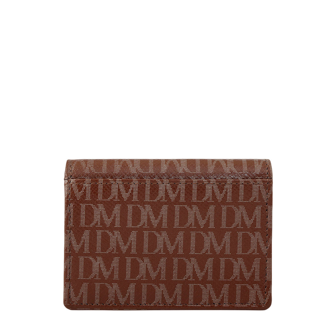 6 Slots Leather Card Case - Date