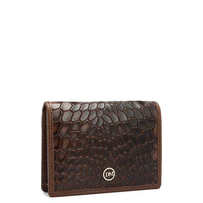 4 Slots Leather Card Case - Date
