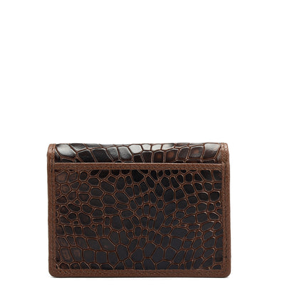 4 Slots Leather Card Case - Date