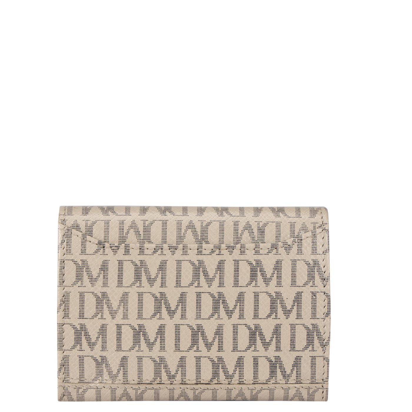 Monogram Leather Card Case - Lamb