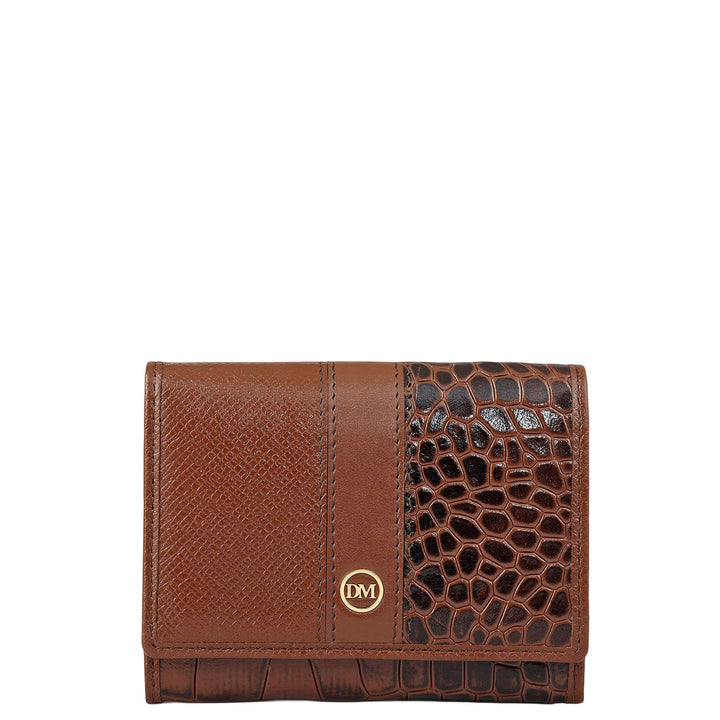 3 Slots Leather Card Case - Date