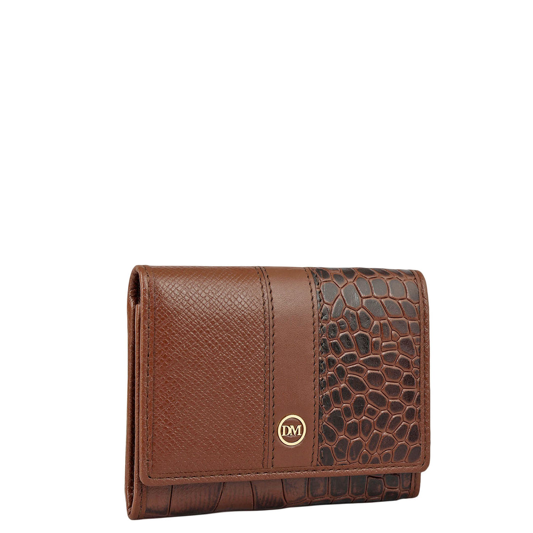 3 Slots Leather Card Case - Date