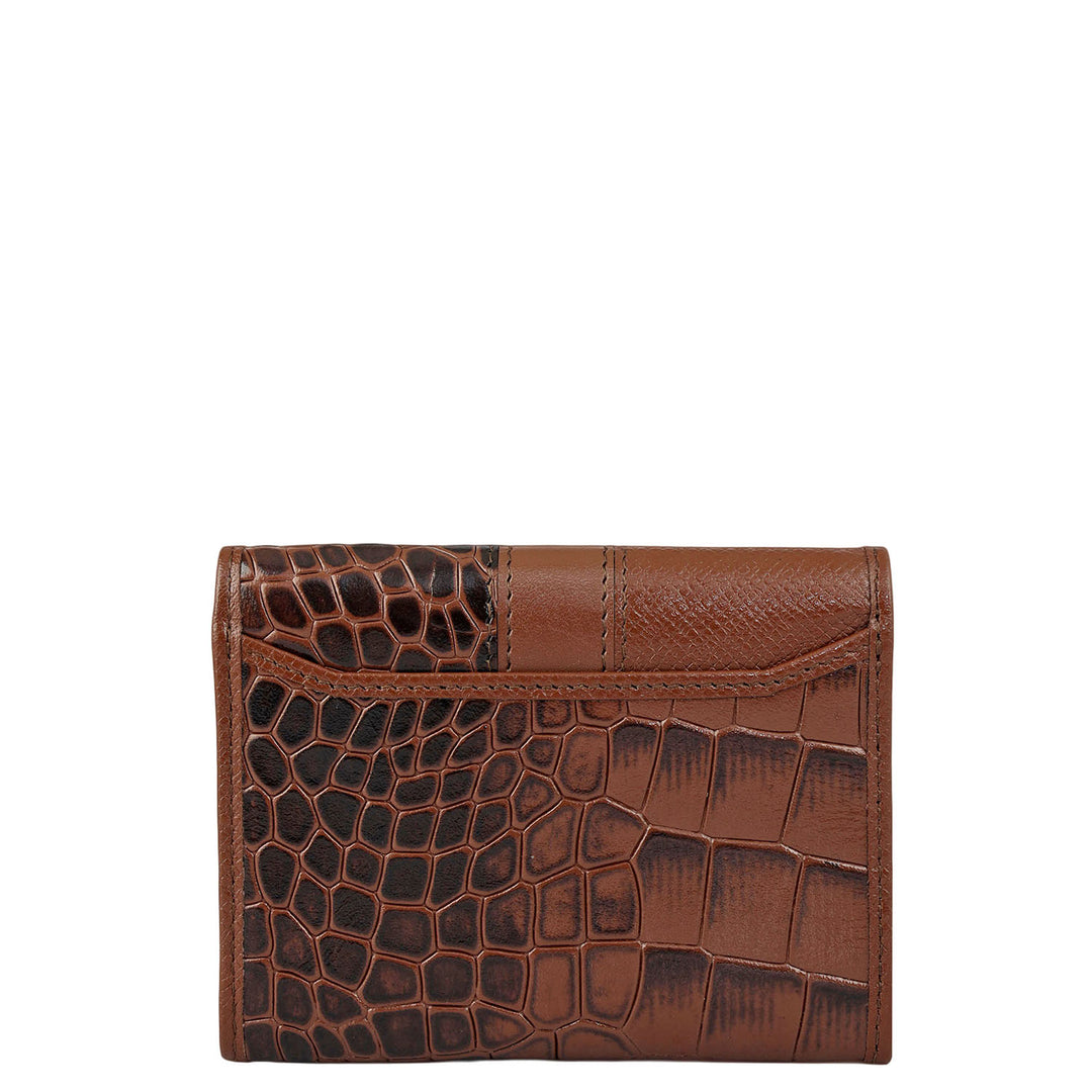 3 Slots Leather Card Case - Date