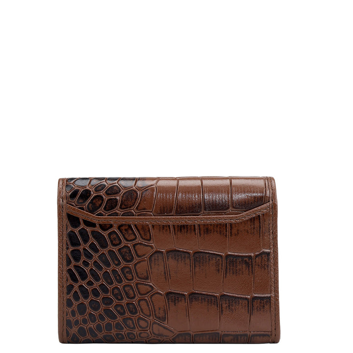 3 Slots Leather Card Case - Date