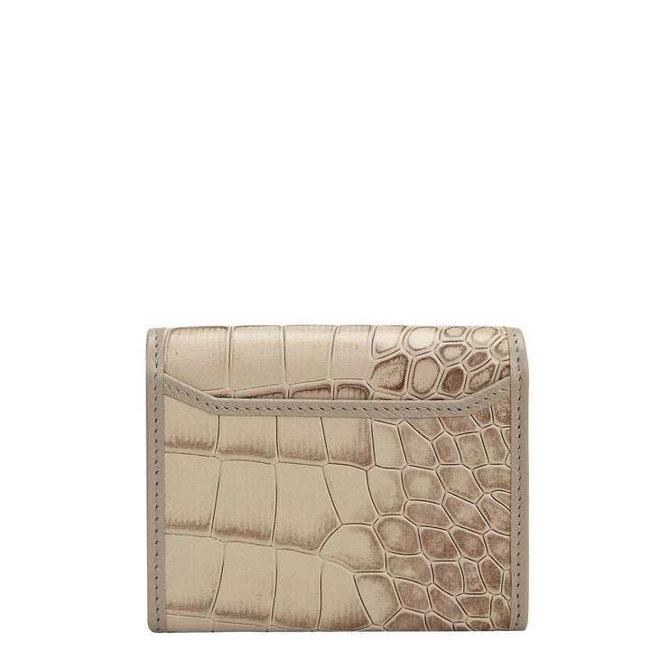 4 Slots Leather Card Case - Frost