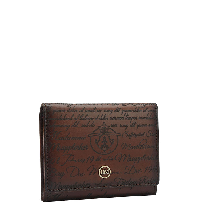 4 Slots Leather Card Case - Cognac