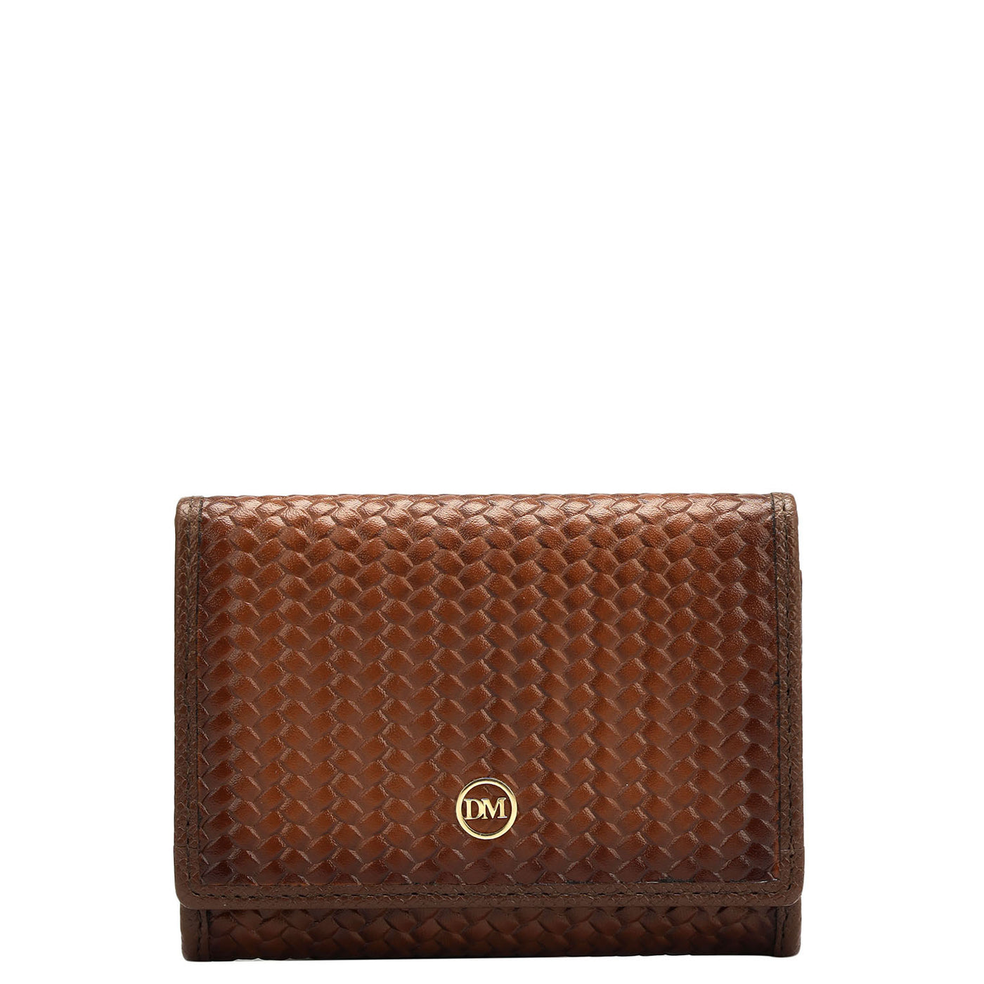 4 Slots Leather Card Case - Cognac