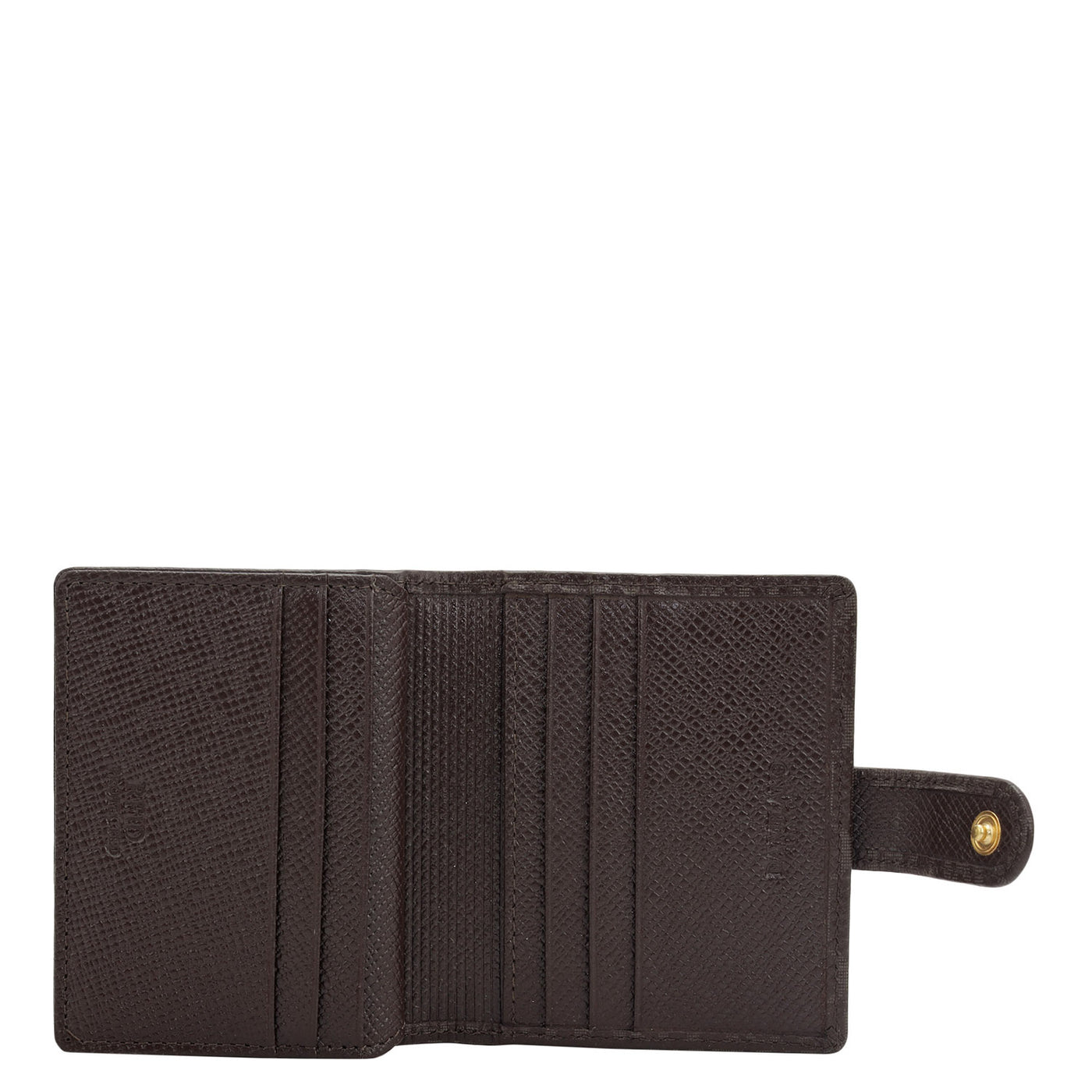 11 Slots Leather Card Case - Chocolate