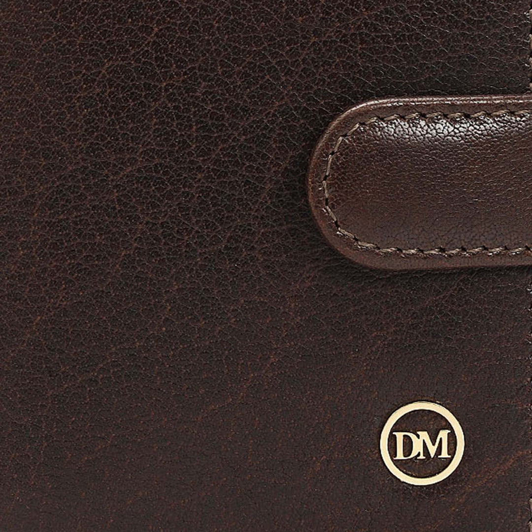 Multi Slot Leather Card Case - Brown