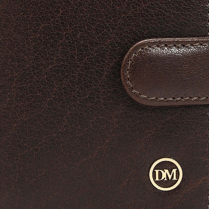 Multi Slot Leather Card Case - Brown
