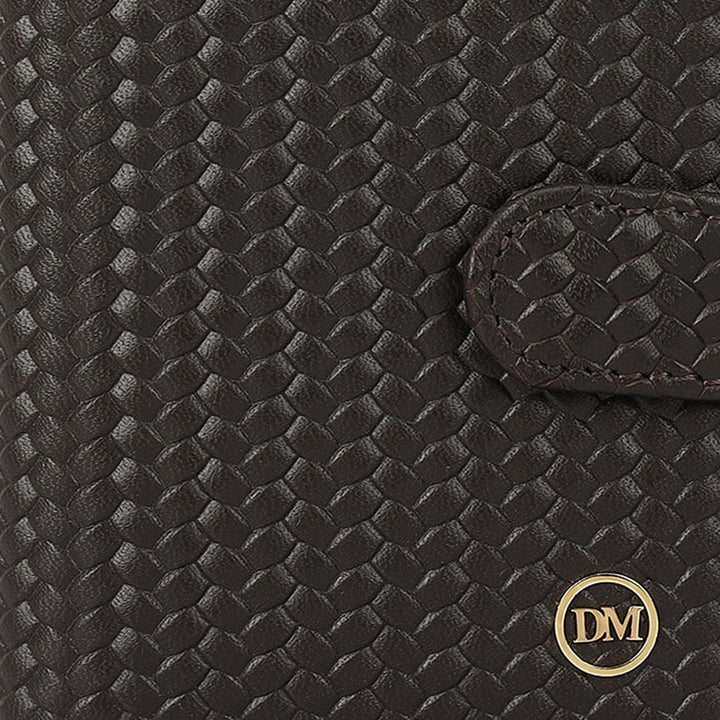 Multi Slot Leather Card Case - Brown