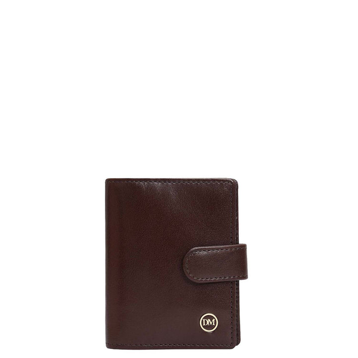 10 Slots Leather Card Case - Brown