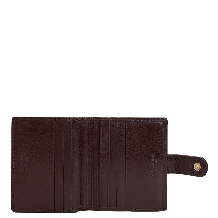 10 Slots Leather Card Case - Brown